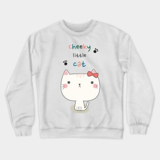 Cute cat Crewneck Sweatshirt